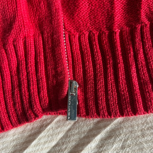Ralph Lauren Sport Cable Knit Zip up - Picture 4 of 7